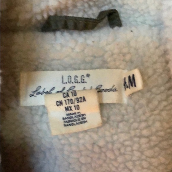 H&M Olive Parka, Medium, - Picture 2 of 5